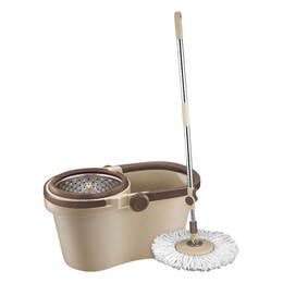 Bộ Cây Lau Nhà Xoay Tay Compact Spin Mop, Lock&Lock: Thùng Giặt, Cây, Bông Lau(460x270x250mm, Φ36*1280mm) - ETM466, Bộ Cây Lau Nhà Xoay Tay Compact Spin Mop, Lock&Lock: Thùng Giặt, Cây, Bông Lau(460x270x250mm, Φ36*1280mm) - ETM466